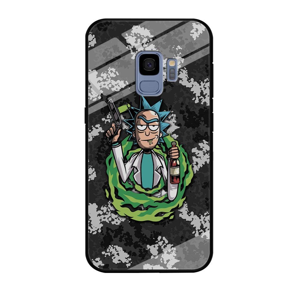 Rick and Morty Let's Have Fun Samsung Galaxy S9 Case-Oxvistore