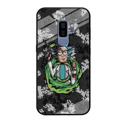 Rick and Morty Let's Have Fun Samsung Galaxy S9 Plus Case-Oxvistore