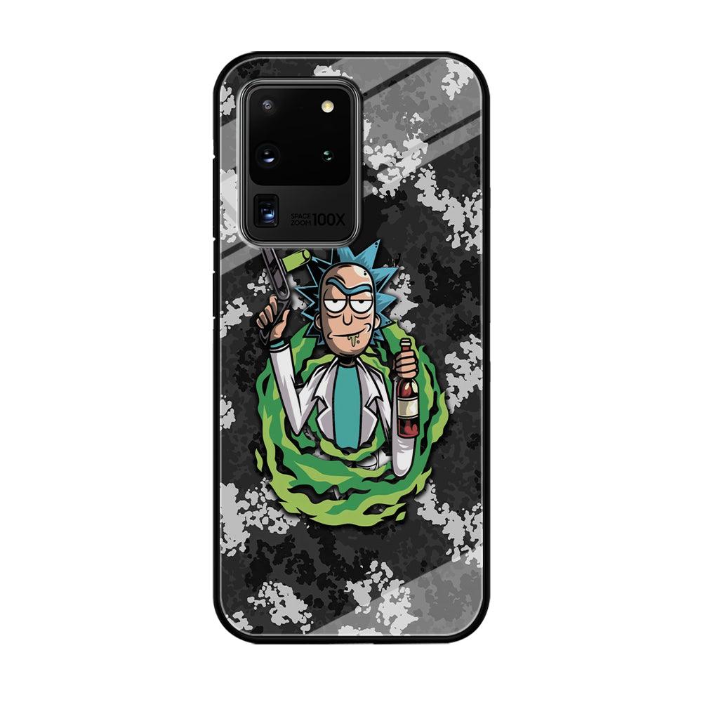 Rick and Morty Let's Have Fun Samsung Galaxy S20 Ultra Case-Oxvistore