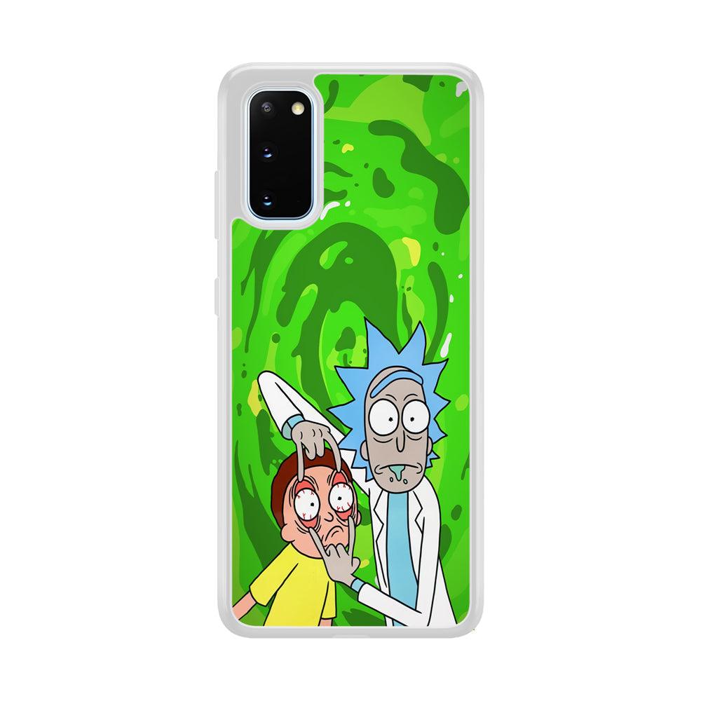 Rick and Morty Look The Real Life Samsung Galaxy S20 Case-Oxvistore