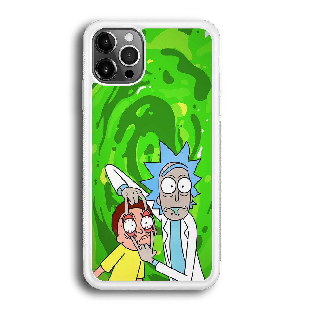 Rick and Morty Look The Real Life iPhone 12 Pro Case-Oxvistore