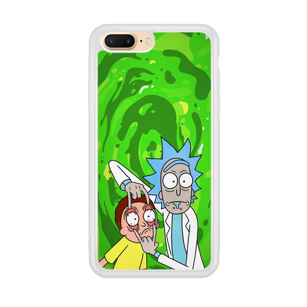 Rick and Morty Look The Real Life iPhone 8 Plus Case-Oxvistore