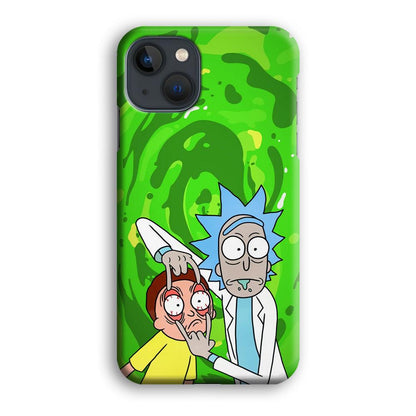 Rick and Morty Look The Real Life iPhone 15 Plus Case-Oxvistore