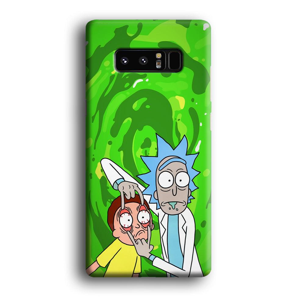 Rick and Morty Look The Real Life Samsung Galaxy Note 8 Case-Oxvistore