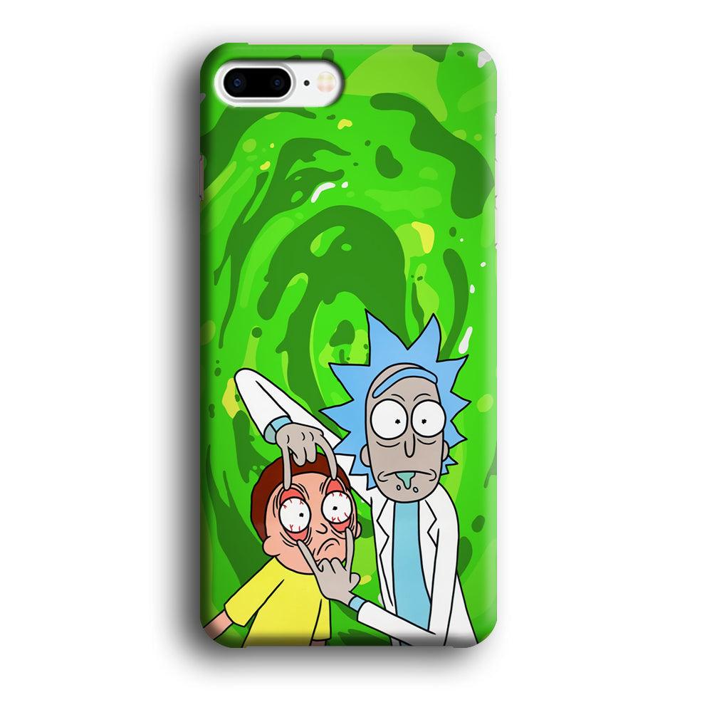 Rick and Morty Look The Real Life iPhone 8 Plus Case-Oxvistore