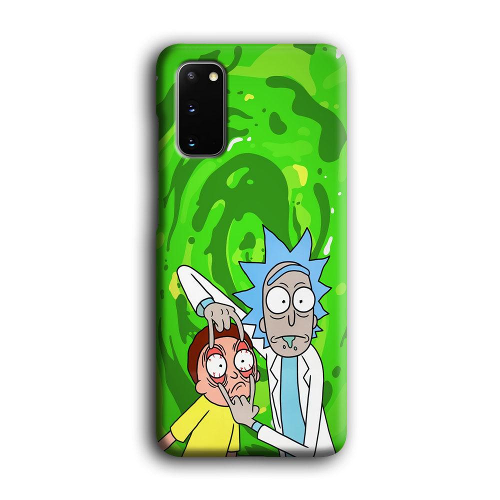 Rick and Morty Look The Real Life Samsung Galaxy S20 Case-Oxvistore