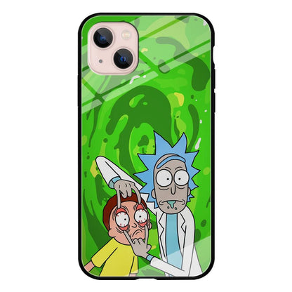 Rick and Morty Look The Real Life iPhone 15 Plus Case-Oxvistore