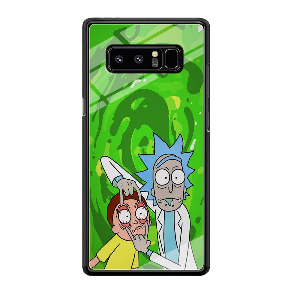 Rick and Morty Look The Real Life Samsung Galaxy Note 8 Case-Oxvistore