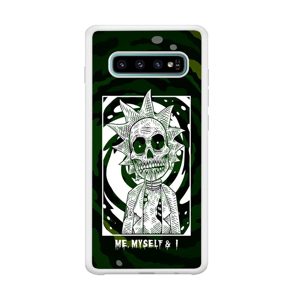 Rick and Morty Me, Myself and I Samsung Galaxy S10 Case-Oxvistore