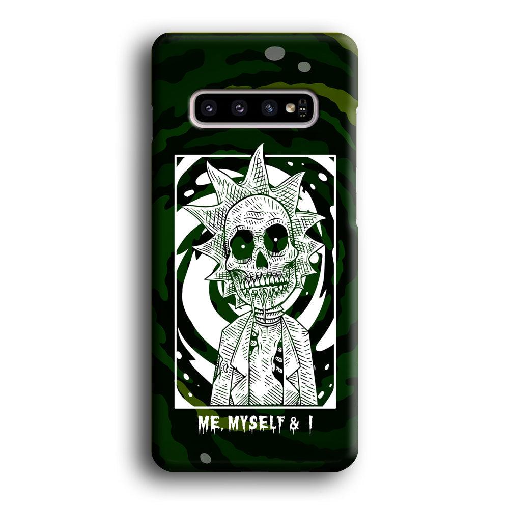 Rick and Morty Me, Myself and I Samsung Galaxy S10 Case-Oxvistore