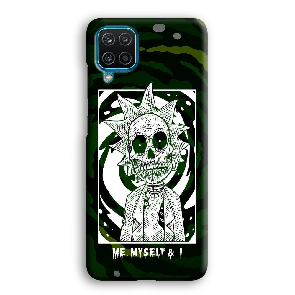 Rick and Morty Me, Myself and I Samsung Galaxy A12 Case-Oxvistore