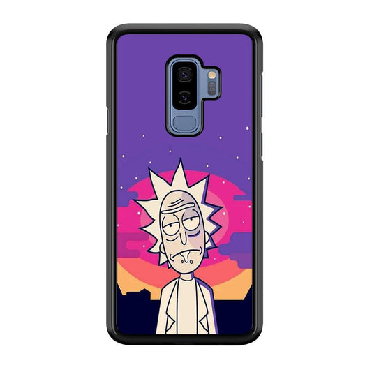 Rick and Morty Night Face Samsung Galaxy S9 Plus Case-Oxvistore