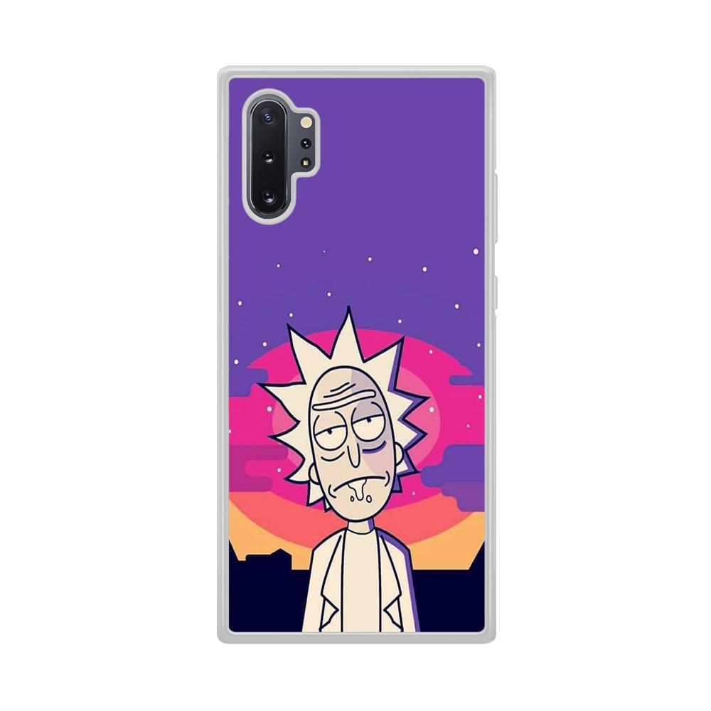 Rick and Morty Night Face Samsung Galaxy Note 10 Plus Case-Oxvistore