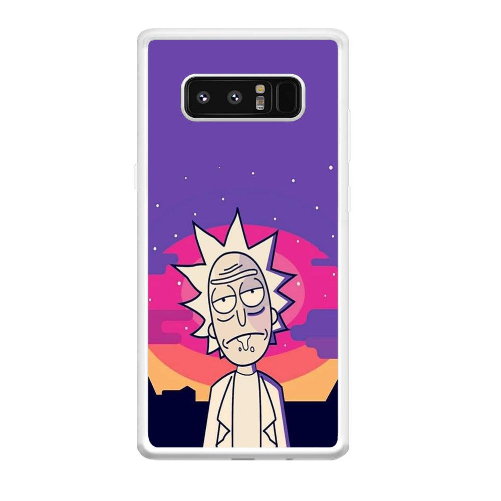 Rick and Morty Night Face Samsung Galaxy Note 8 Case-Oxvistore