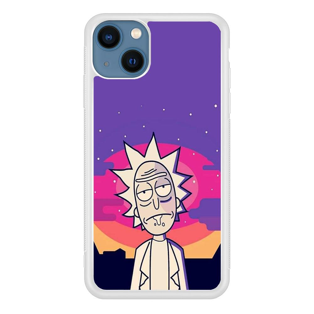 Rick and Morty Night Face iPhone 14 Case-Oxvistore