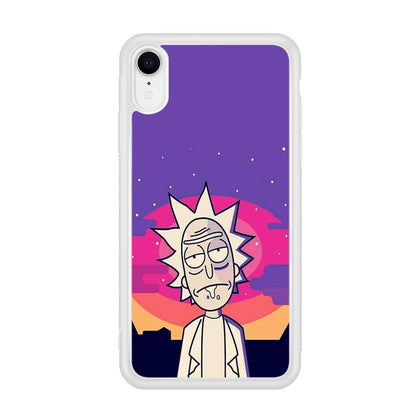 Rick and Morty Night Face iPhone XR Case-Oxvistore