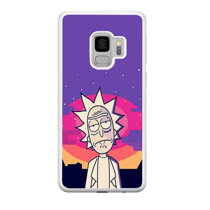 Rick and Morty Night Face Samsung Galaxy S9 Case-Oxvistore