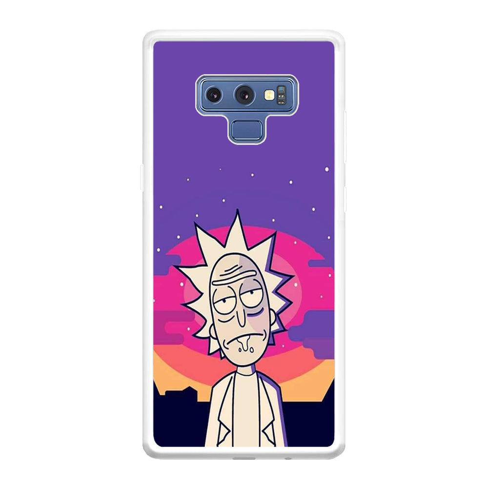 Rick and Morty Night Face Samsung Galaxy Note 9 Case-Oxvistore