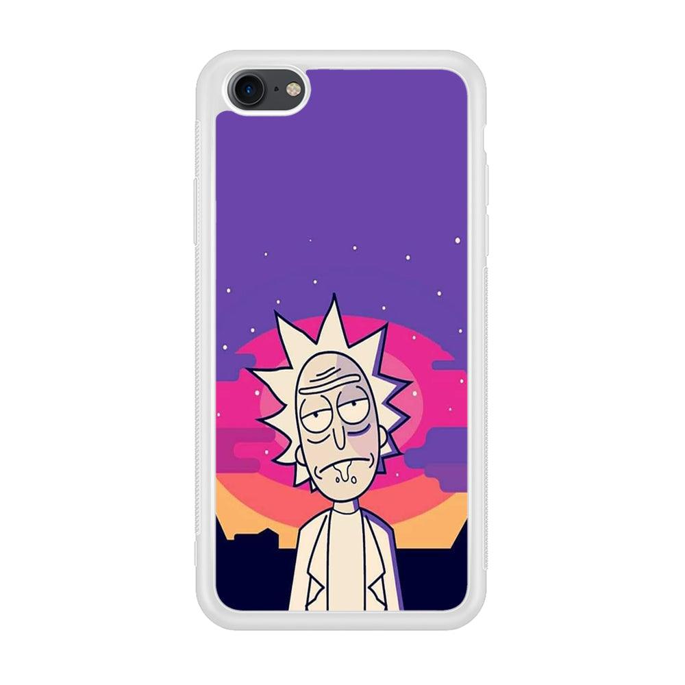 Rick and Morty Night Face iPhone 8 Case-Oxvistore