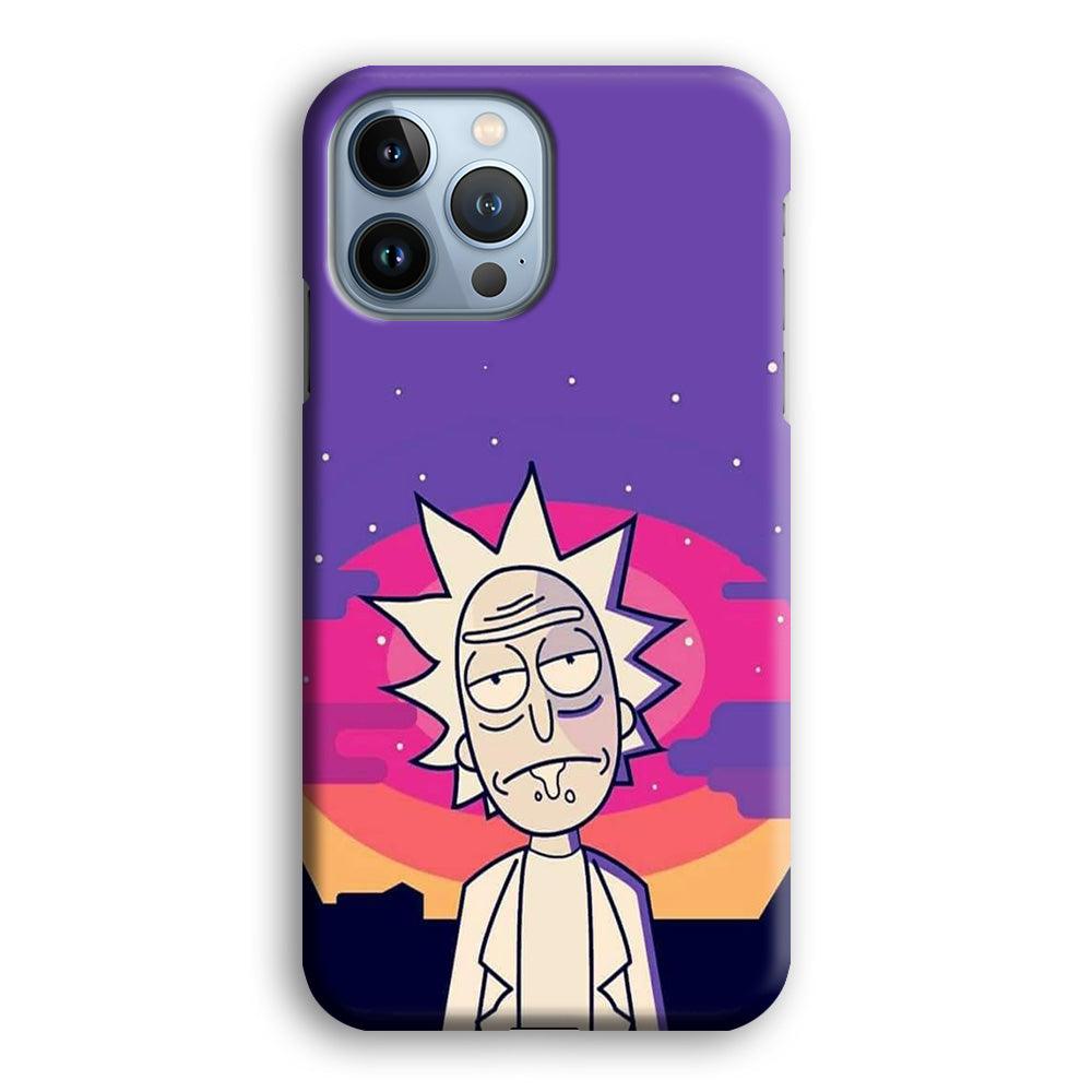 Rick and Morty Night Face iPhone 15 Pro Case-Oxvistore