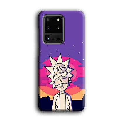 Rick and Morty Night Face Samsung Galaxy S20 Ultra Case-Oxvistore