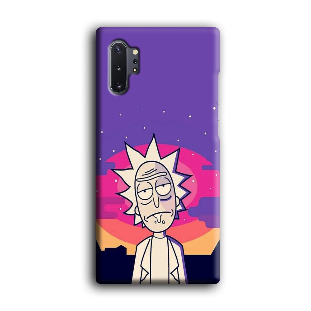 Rick and Morty Night Face Samsung Galaxy Note 10 Plus Case-Oxvistore