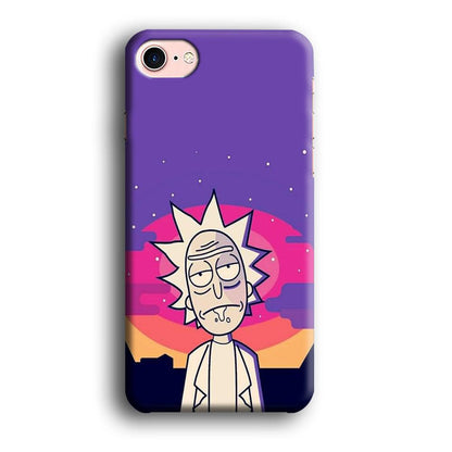 Rick and Morty Night Face iPhone 8 Case-Oxvistore