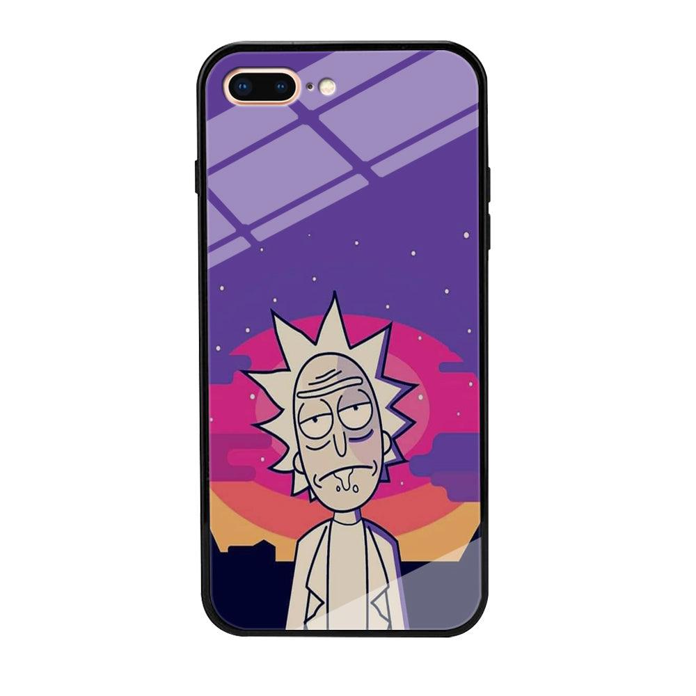 Rick and Morty Night Face iPhone 8 Plus Case-Oxvistore