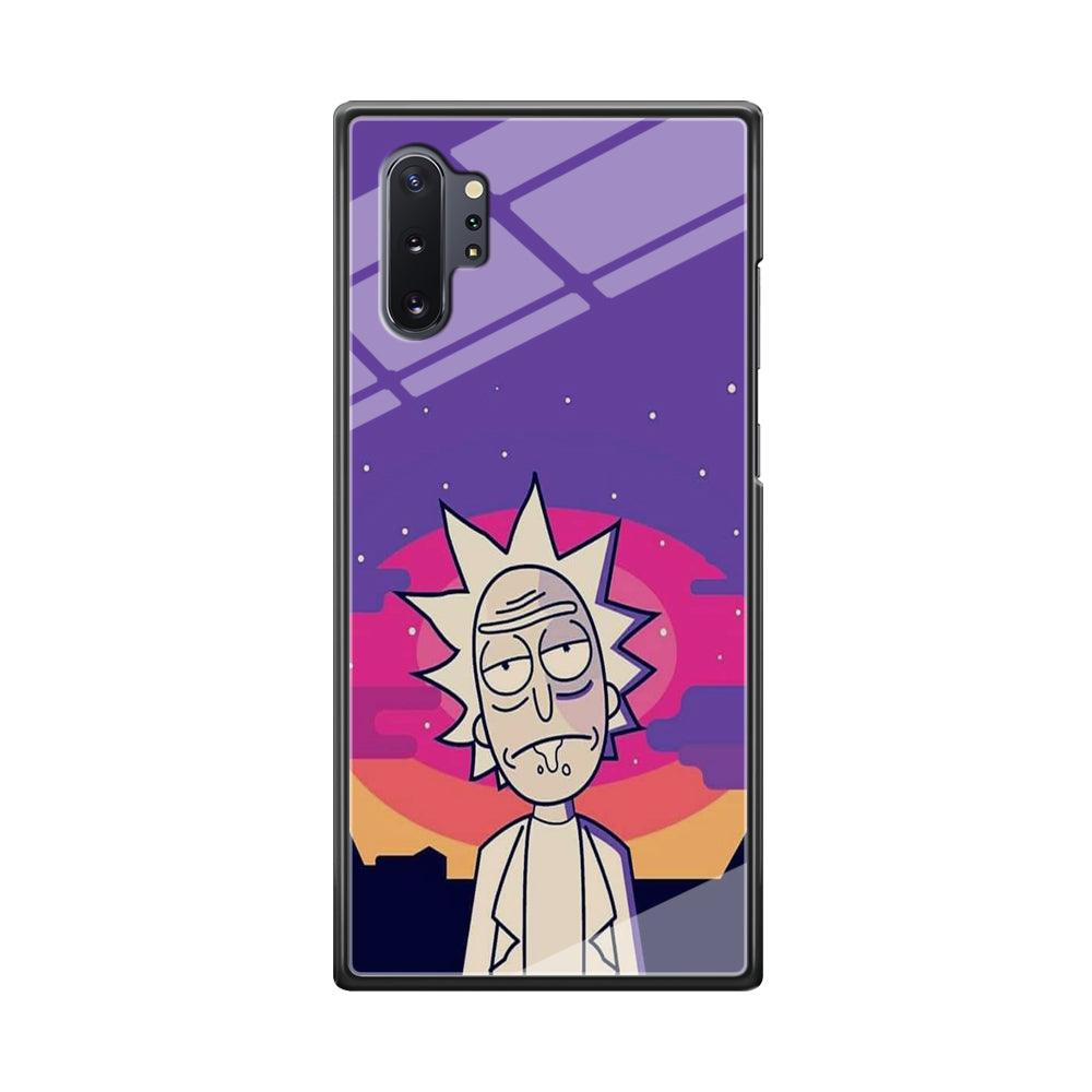 Rick and Morty Night Face Samsung Galaxy Note 10 Plus Case-Oxvistore