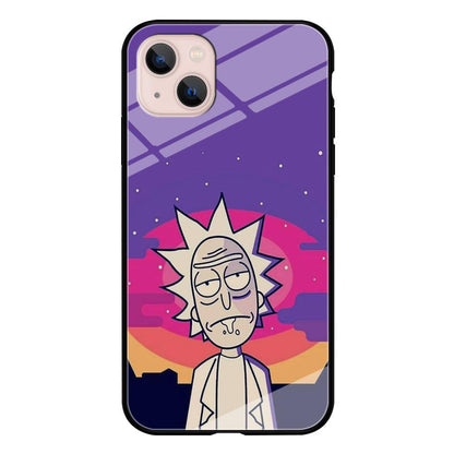 Rick and Morty Night Face iPhone 13 Case-Oxvistore