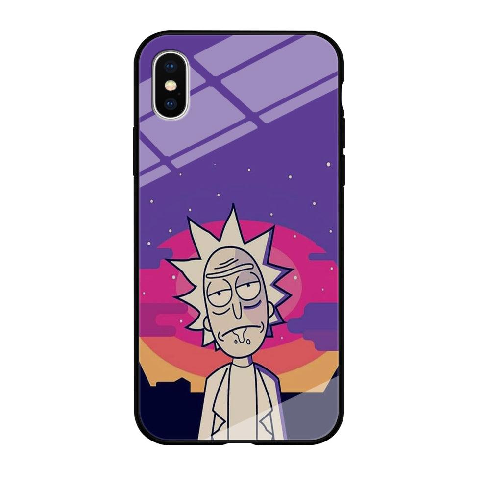 Rick and Morty Night Face iPhone Xs Max Case-Oxvistore