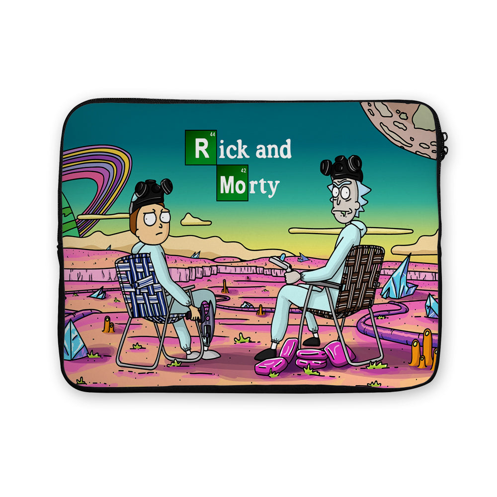 Rick and Morty Sit on Another Planet Laptop Sleeve Protective Cover