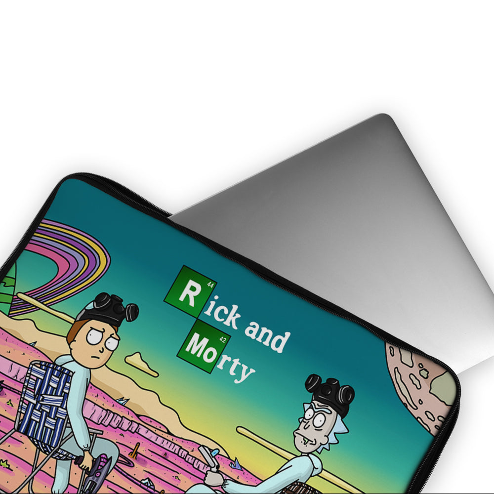 Rick and Morty Sit on Another Planet Laptop Sleeve Protective Cover