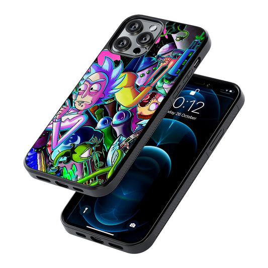 Rick and Morty Space Travel 2D Rubber Phone Case