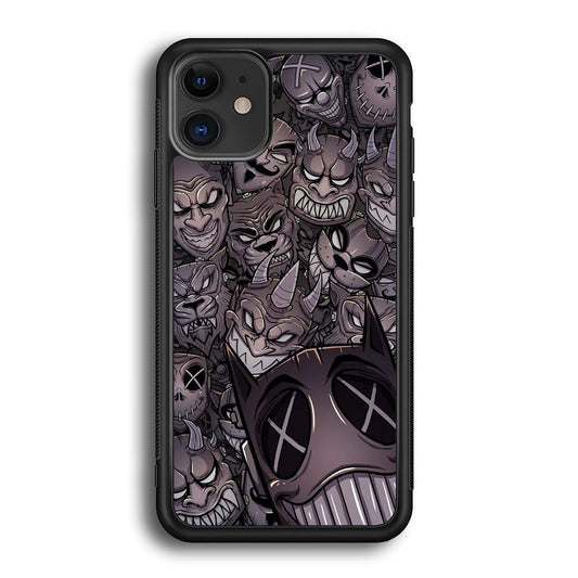 Ridicule from Underground iPhone 11 Case-Rubber Black (2D Case)-Oxvistore