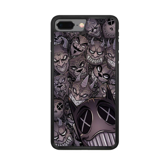 Ridicule from Underground iPhone 8 Plus Case-Rubber White (2D Case)-Oxvistore
