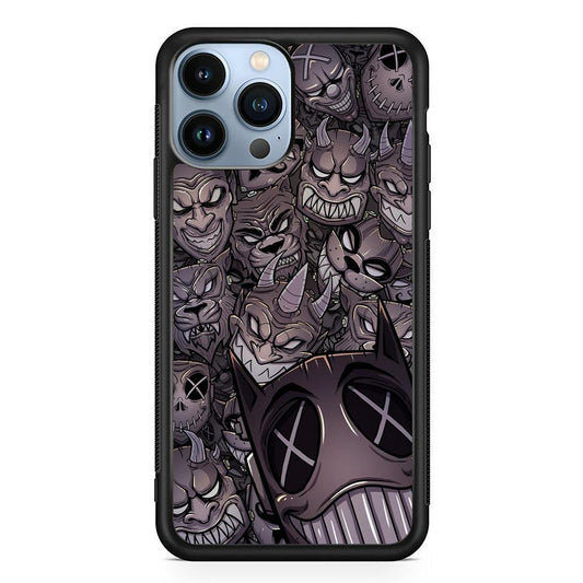 Ridicule from Underground iPhone 13 Pro Max Case-Rubber Black (2D Case)-Oxvistore