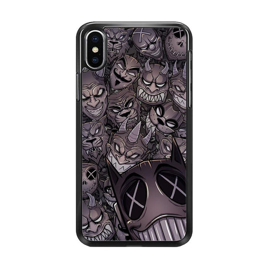 Ridicule from Underground iPhone X Case-Rubber Black (2D Case)-Oxvistore