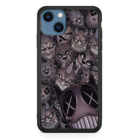 Ridicule from Underground iPhone 15 Case-Rubber Black (2D Case)-Oxvistore