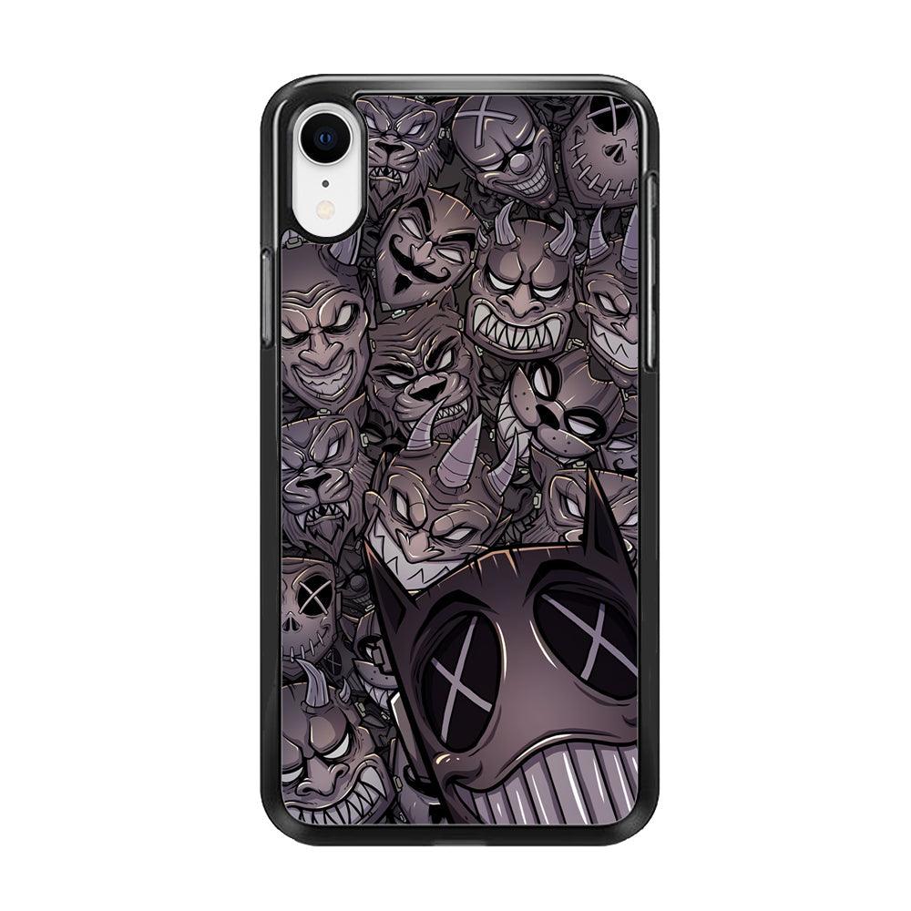 Ridicule from Underground iPhone XR Case-Rubber Black (2D Case)-Oxvistore