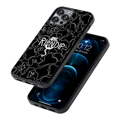 Rip N Dip Black Camo 2D Rubber Phone Case-Oxvistore