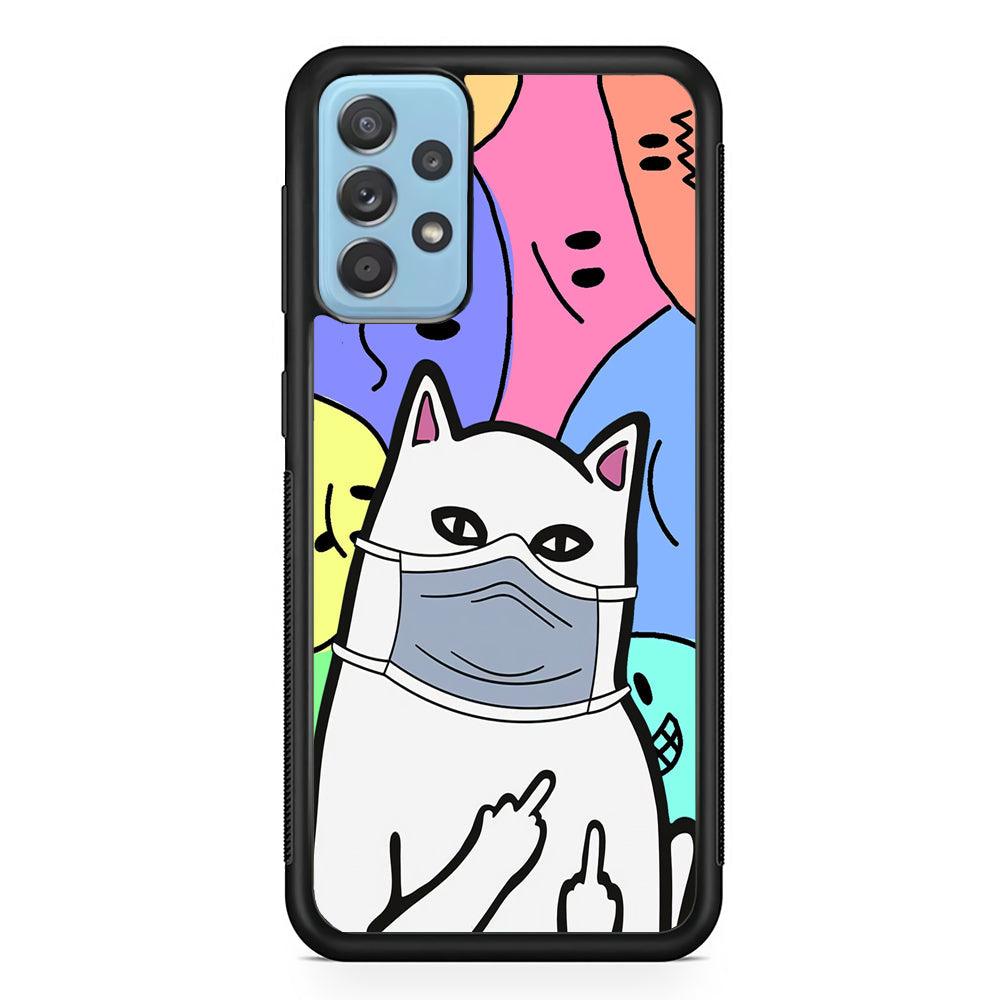 Rip N Dip Mask a Must Samsung Galaxy A72 Case-Rubber Black (2D Case)-Oxvistore