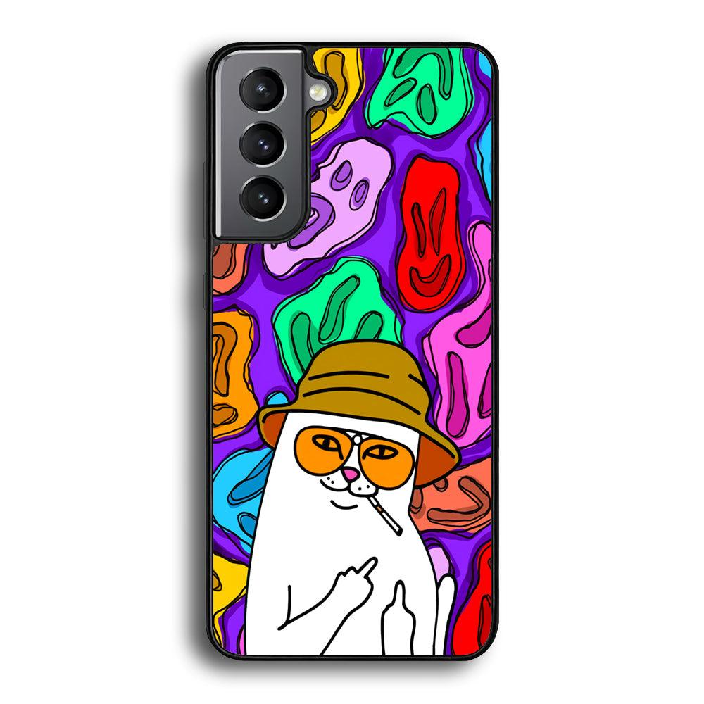 Rip N Dip Scary Master Samsung Galaxy S23 Case-Rubber Black (2D Case)-Oxvistore