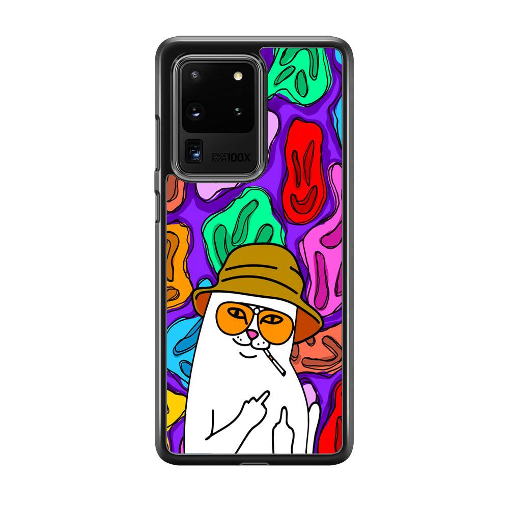 Rip N Dip Scary Master Samsung Galaxy S20 Ultra Case-Rubber Black (2D Case)-Oxvistore