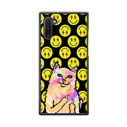 Rip N Dip Scary Master Samsung Galaxy Note 10 Case-Rubber Black (2D Case)-Oxvistore