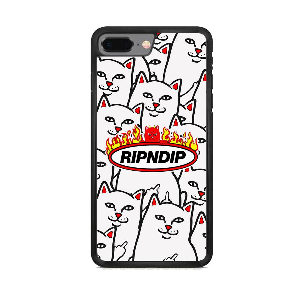 Rip N Dip Spirit Flames iPhone 8 Plus Case-Oxvistore