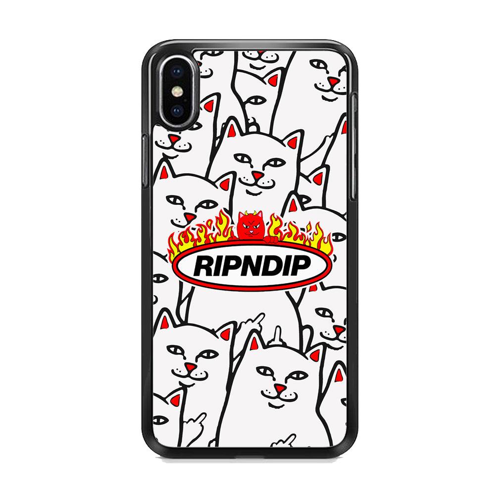 Rip N Dip Spirit Flames iPhone XS Case-Oxvistore