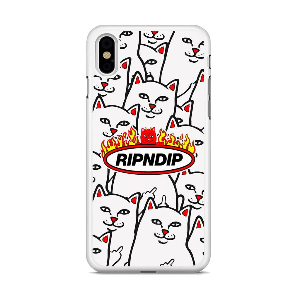 Rip N Dip Spirit Flames iPhone XS Case-Oxvistore