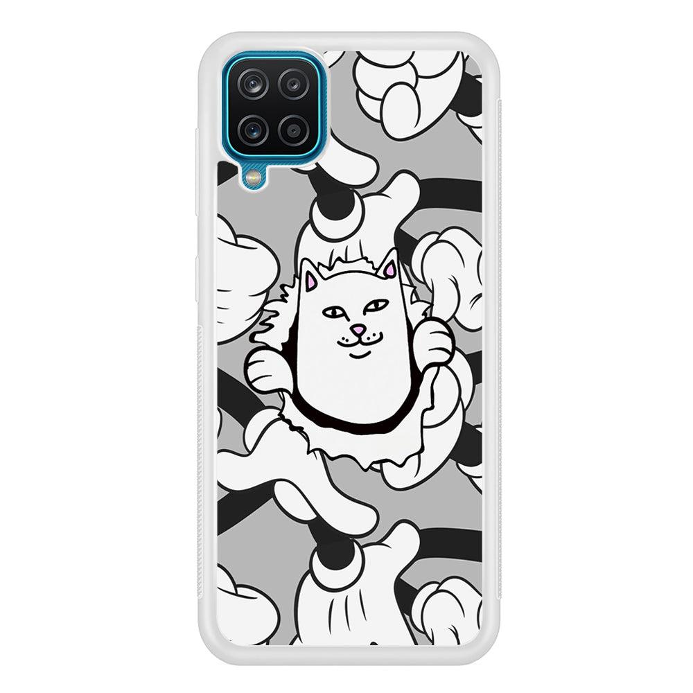 Rip n Dip Cat Force Samsung Galaxy A12 Case-Oxvistore