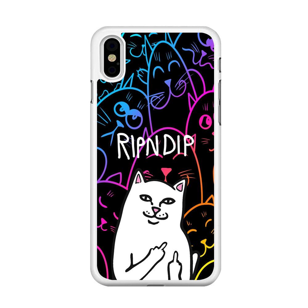 Rip n Dip Gang Vibes iPhone XS Case-Oxvistore